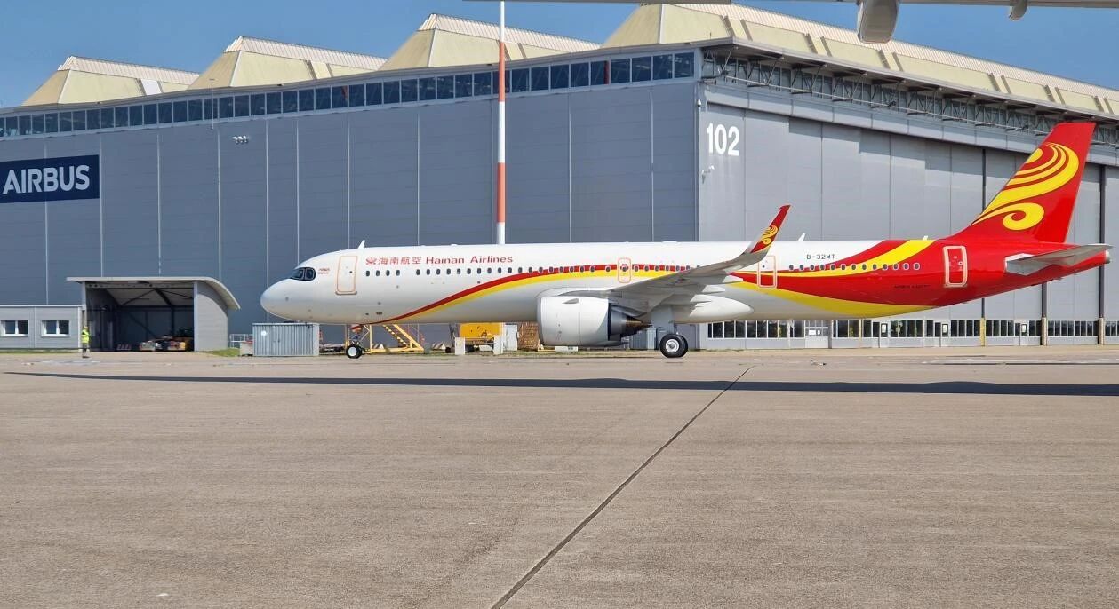 招银金租向海南航空投放的空客飞机，图源：招银金租