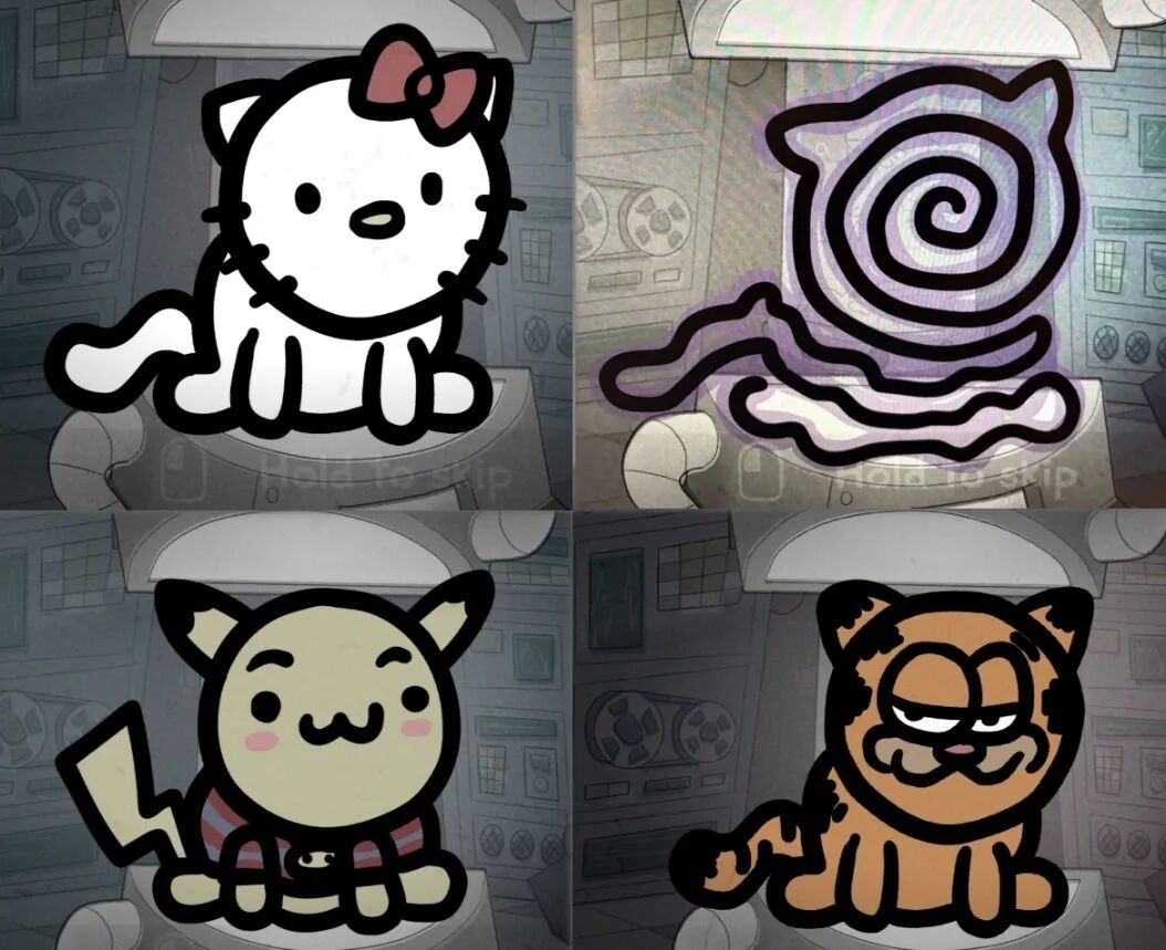 当然也少不了对各种知名猫咪的致敬