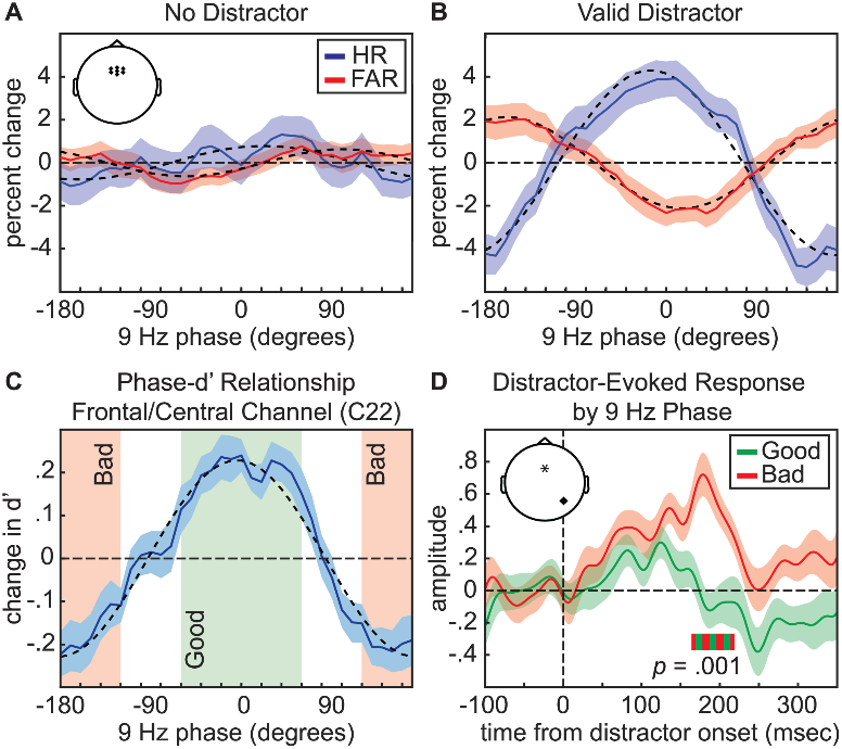 图 | 约 9~10 Hz 的 Alpha 波（来源：论文）