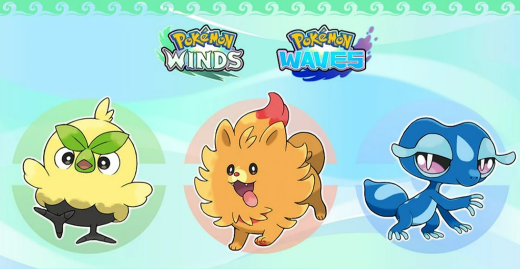 全新御三家的2D立绘及3D形象