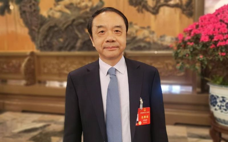 全国人大代表、中国科学院院士王贻芳。新京报贝壳财经记者 罗亦丹