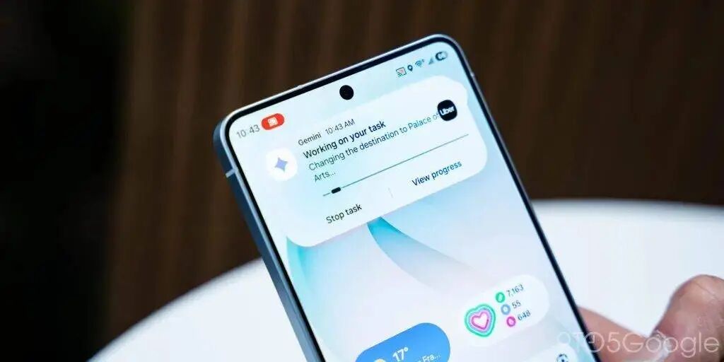 Google Gemini自动化任务处理，图源：9To5Google