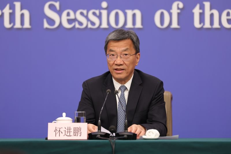 2026年3月7日，教育部部长怀进鹏出席十四届全国人大四次会议民生主题记者会。图/IC photo