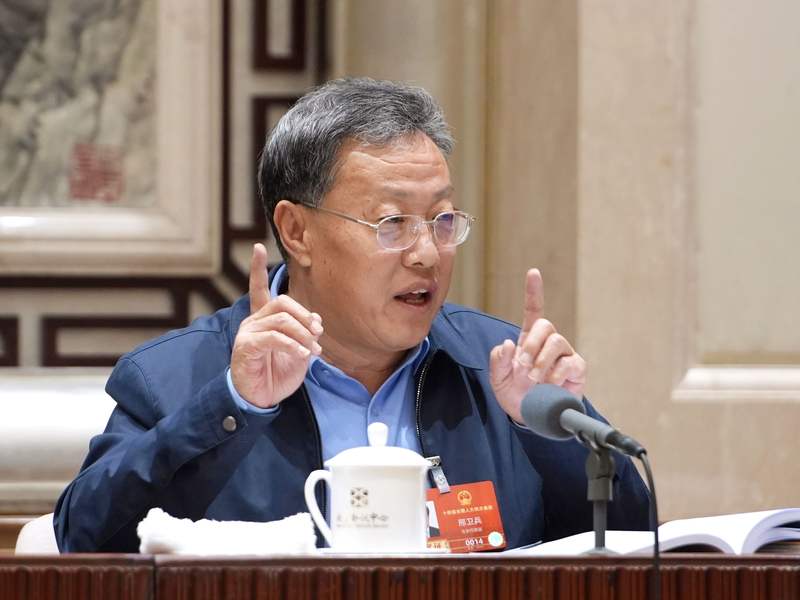 北京市门头沟区妙峰山镇炭厂村党支部书记、村委会主任邢卫兵。新京报记者 王巍 摄