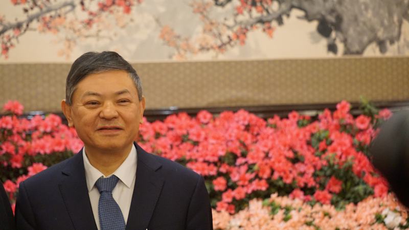 生态环境部部长黄润秋（何强 摄）