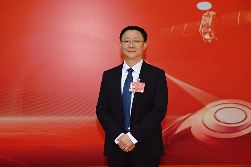 全国人大代表、科大讯飞董事长刘庆峰。受访者供图