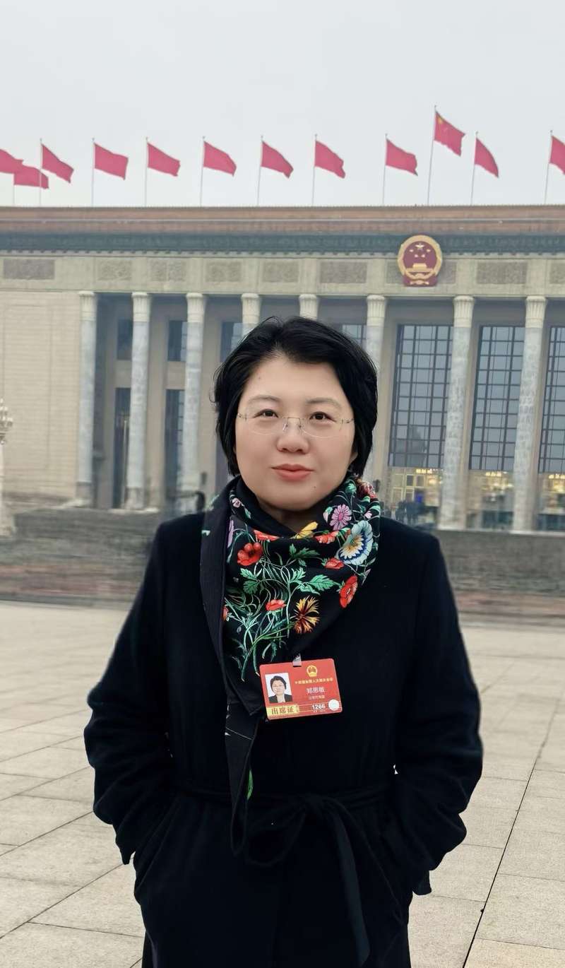 全国人大代表、得利斯董事长郑思敏。 受访者供图