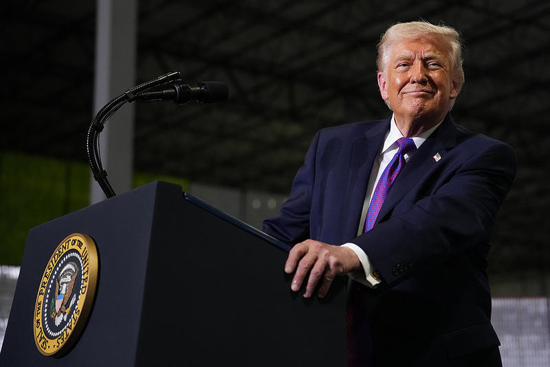 △美国总统特朗普（资料图）