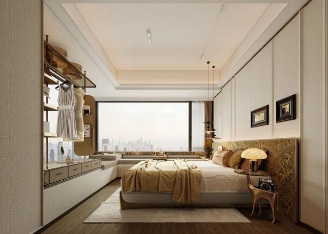 建面约115m²户型效果图