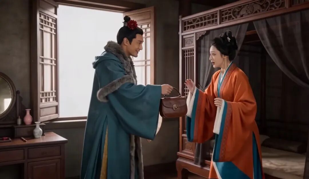 潘金莲和西门庆也演了一段。图源抖音@余一鸣