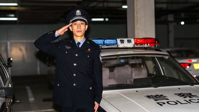 中国人民公安大学大二学生耿飞桐。受访者供图