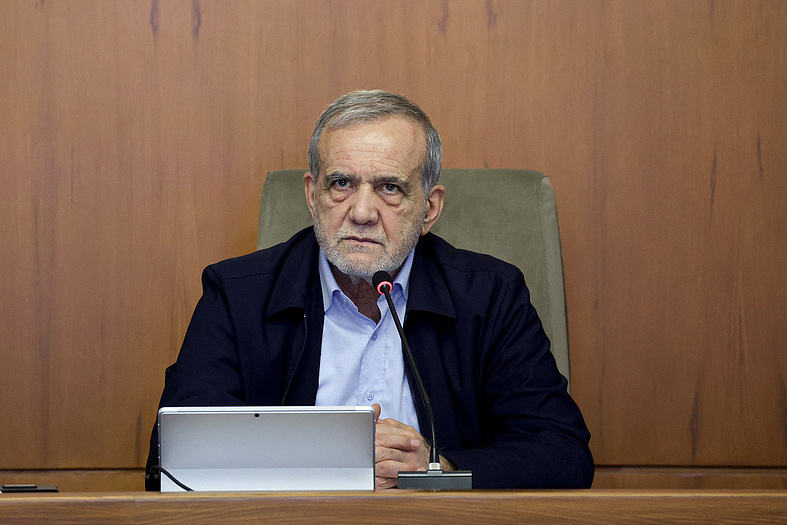 △伊朗总统佩泽希齐扬（资料图）