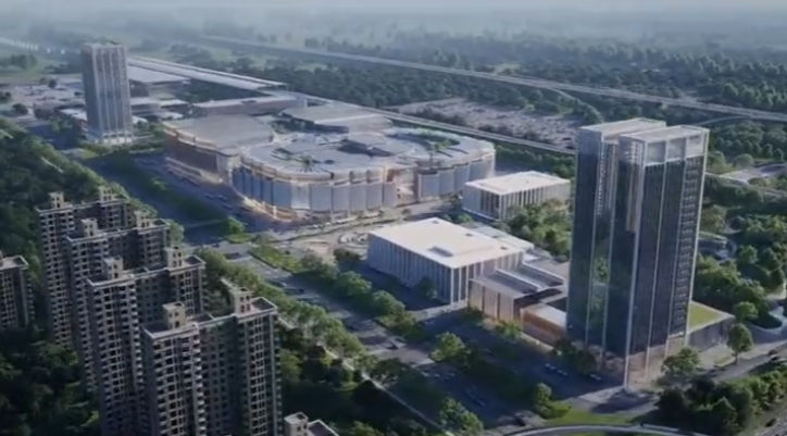 “梦之城”项目的效果规划图（图/视频截图）