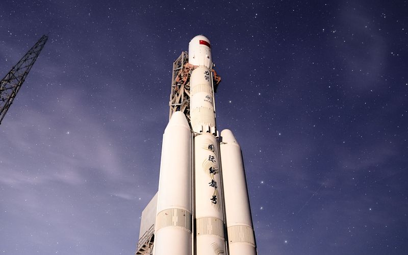 力箭二号是国内首款CBC（通用助推器核心）构型运载火箭。中科宇航供图