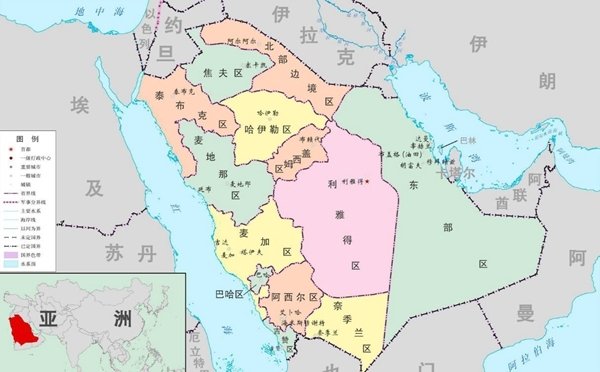 中东地图高清版大图下载_中东地图中文版下载-刷机之家|地中海|土耳其|埃及|巴勒斯坦|导航_新浪新闻