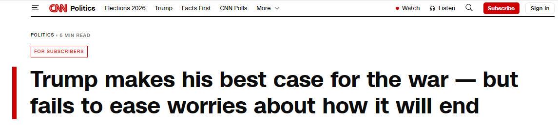 战事未了美先言胜遭市场“打脸” 伊朗再发地面战警告：绝不留活口