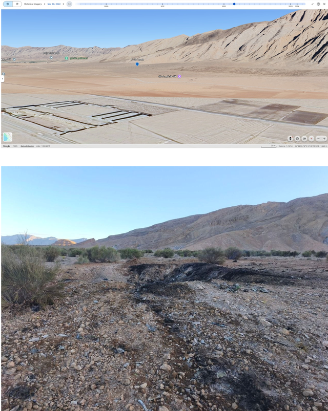 上：谷歌地球：32°22