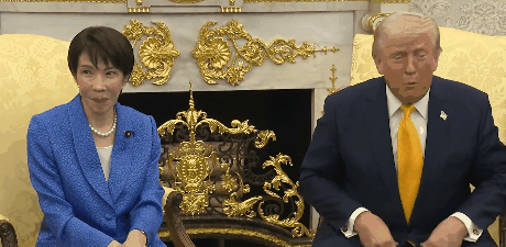 听到特朗普提珍珠港，高市面露尴尬