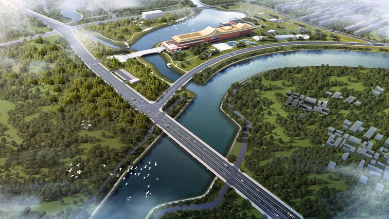 上庄东路北延道路工程效果图。首发集团公联公司供图