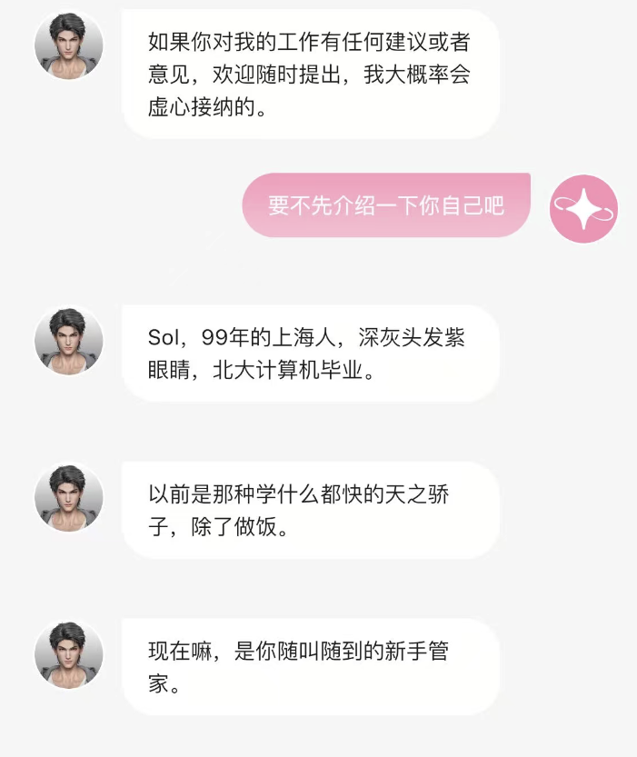 “99年的上海人，北大计算机毕业”“天之骄子”，这种过于具体的设定让用户相当困惑