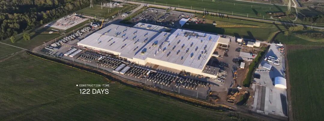 Colossus 超算集群，图片来源：xAI