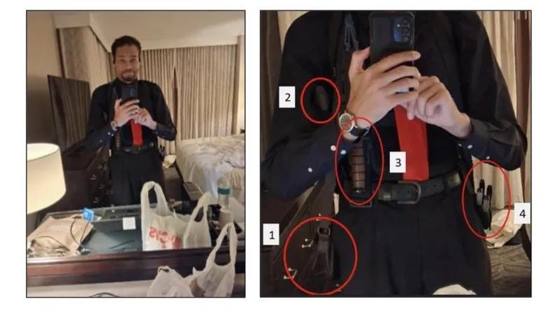 白宫记者晚宴枪手作案前自拍照曝光