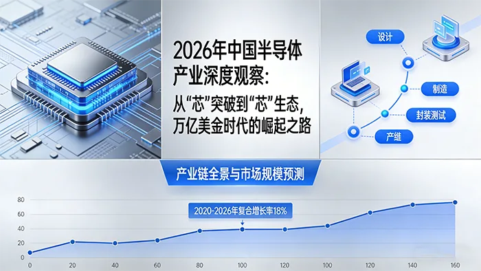 2026年中国半导体产业深度观察:从“芯”突破到“芯”生态,万亿美金时代的崛起之路 – 芯闻洞察|芯片|集成电路|上海市|设备|材料_新浪新闻