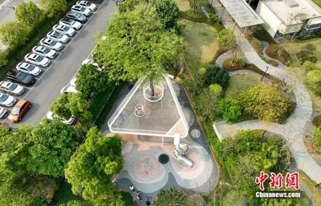 图为南宁市一处口袋公园。陈冠言 摄