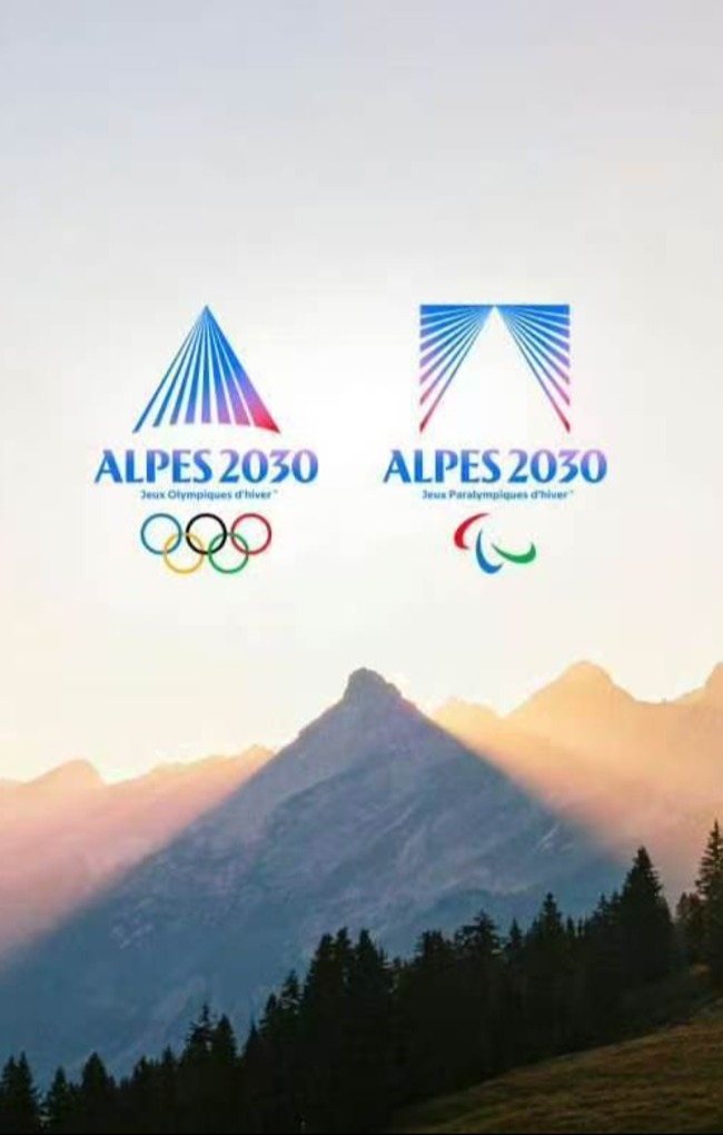 2030法国阿尔卑斯冬奥会、残奥会会徽公布