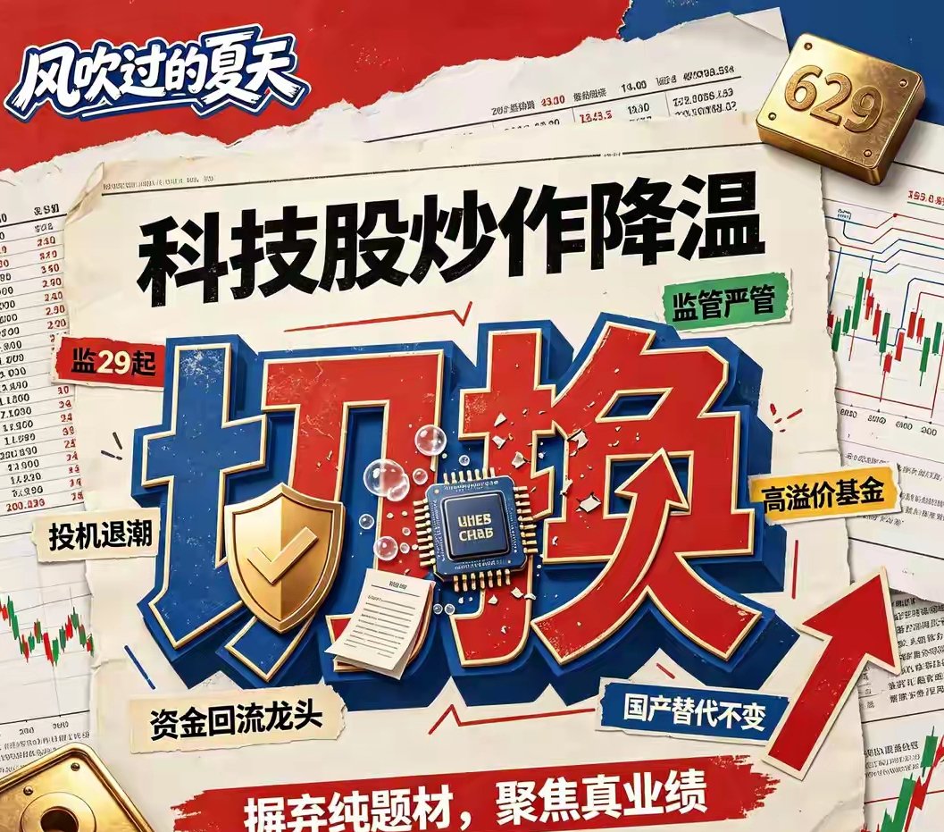 终于来了！上交所重拳监管！科技股炒作降温，市场风格即将切换！