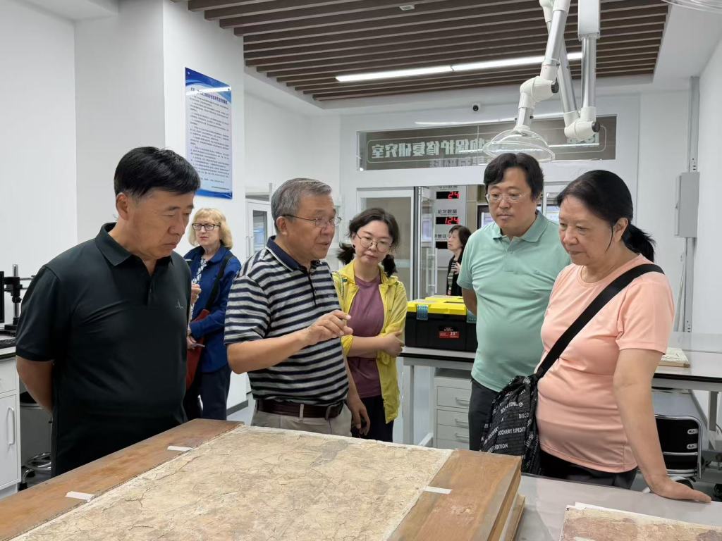 国博组织专家团队赴陕西科技大学观摩考察现场