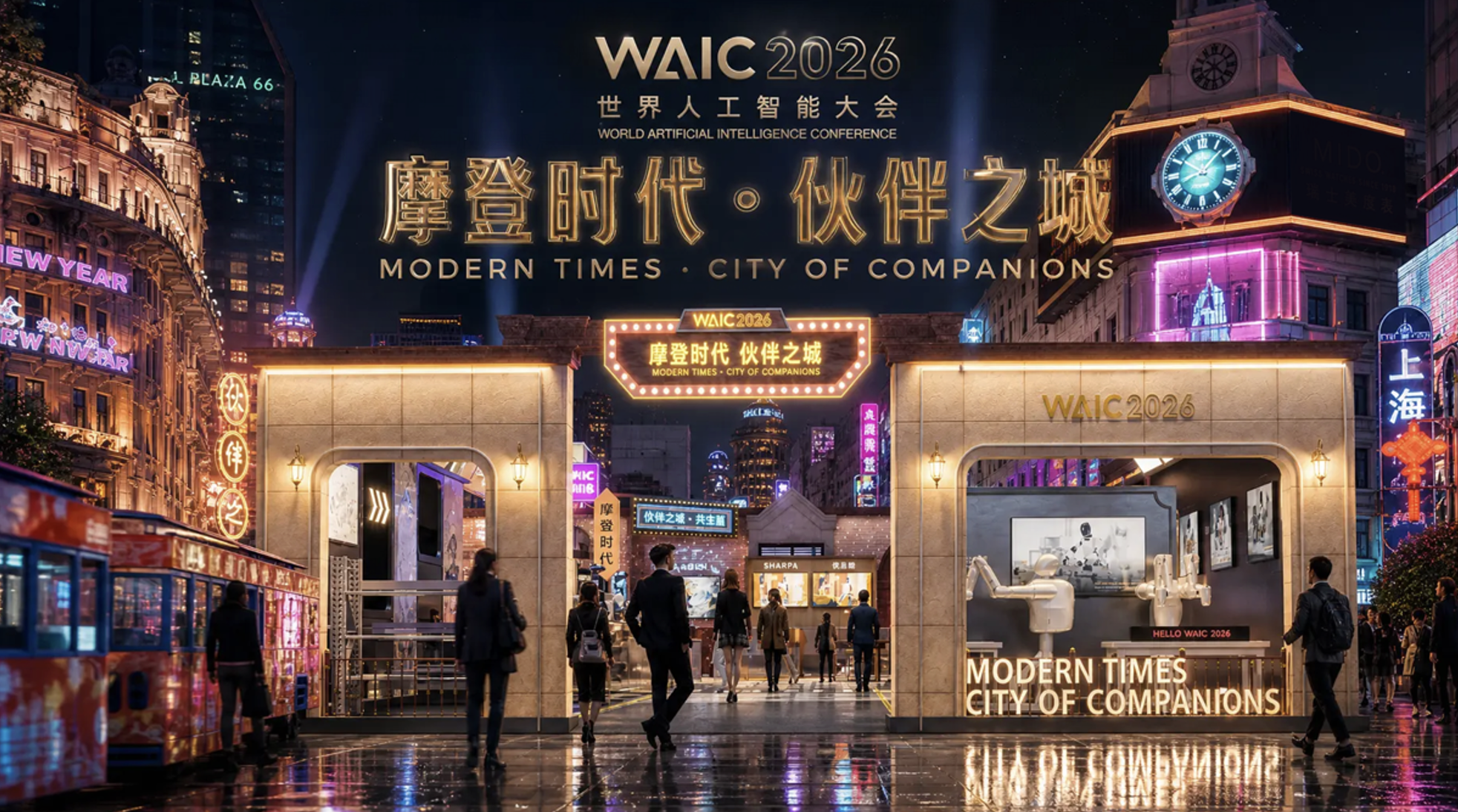 6条主题City Walk路线覆盖全城。图源：世界人工智能大会微信公众号