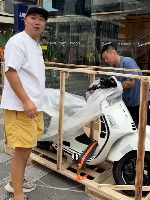 V<em>es</em><em>p</em>a310GTV提车，我的第二台维斯帕