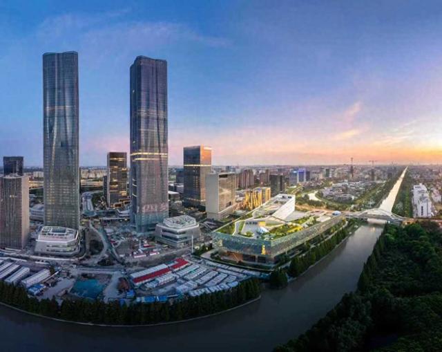 张江科学城，张江科学之门。本文图片均为 受访者 供图