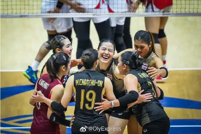 3-0横扫，泰国女排轻取印尼，拿下两连胜，末轮将争B组头名！