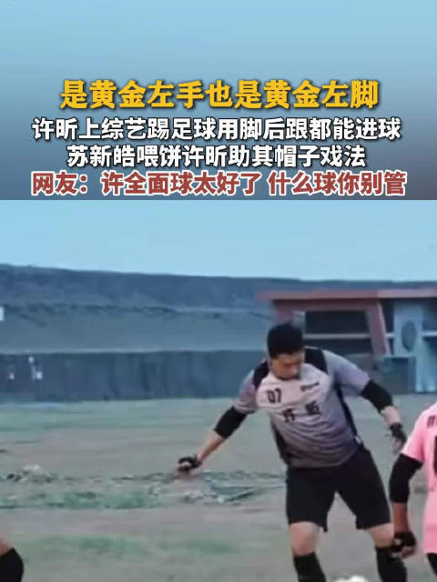 许昕用脚后跟都能进球许昕终究是太全面了