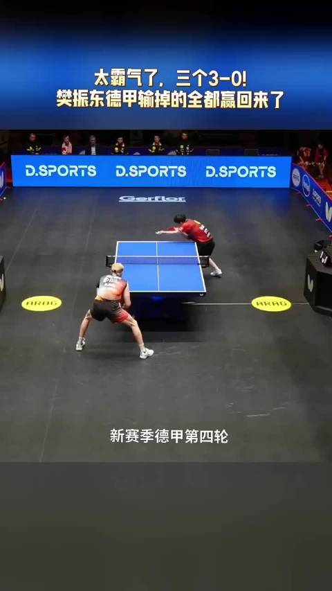 樊振东毕竟还是樊振东,2场3-0!周雨说看到了巴黎的樊振东,不愧是暴力熊猫