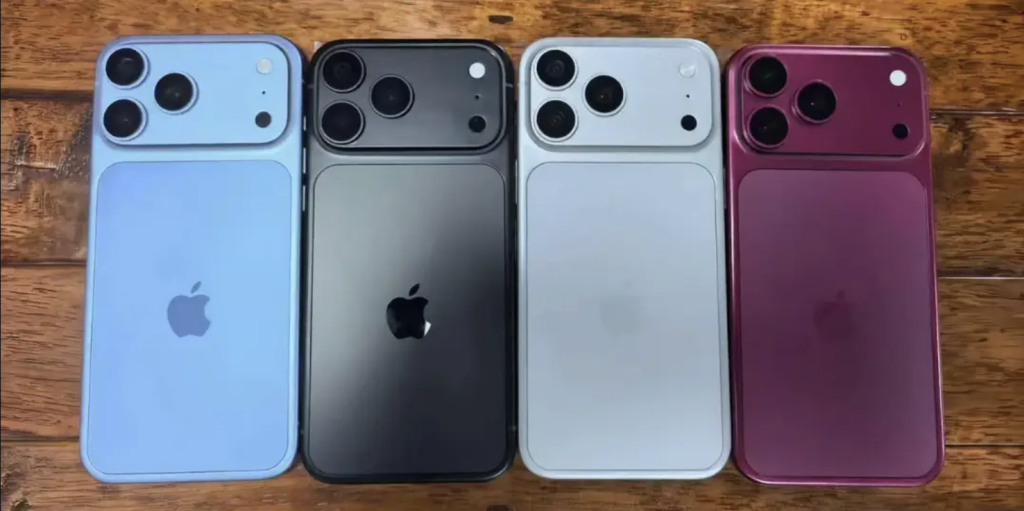 用户SonnyDickson发布的泄露照片显示，iPhone 18 Pro将推出四种配色。来源：X