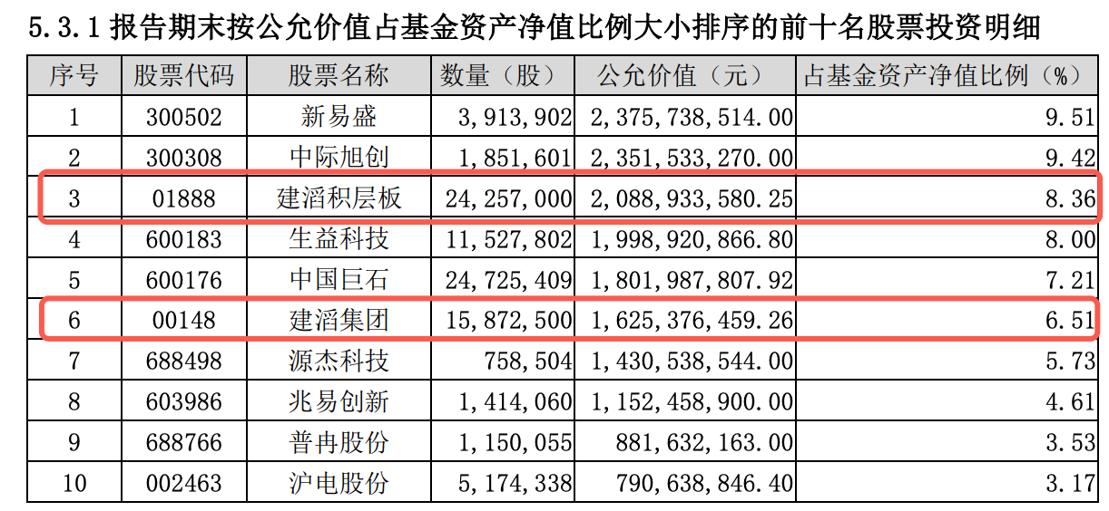 表：大成科技创新混合二季度重仓股明细&nbsp; 来源：基金中报