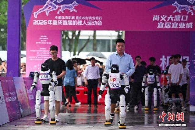 图为机器人定向赛现场。 中新网记者 何蓬磊 摄