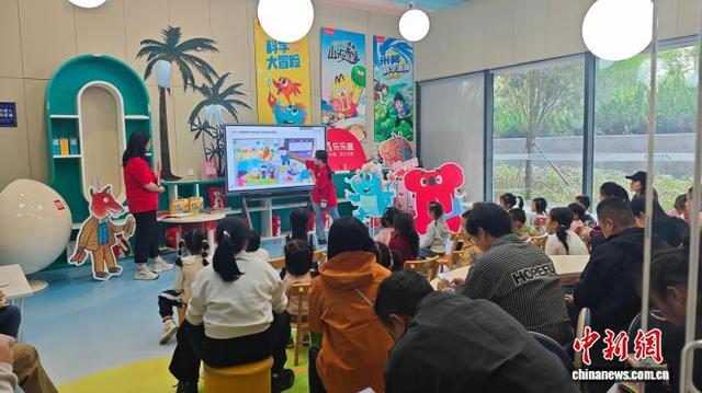 智慧树绘本故事屋。陕西省图书馆供图