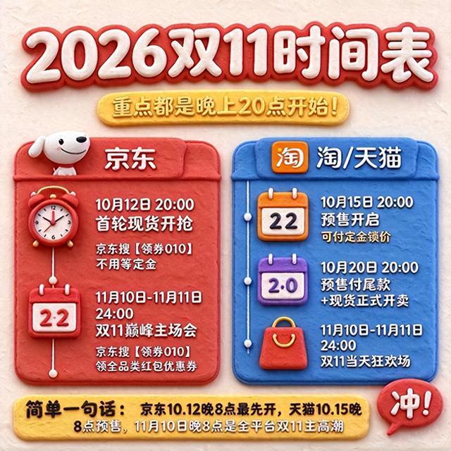 图1 2026双11活动时间表