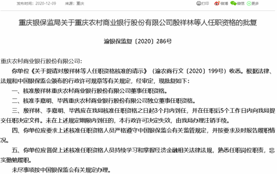 （来源：银保监会网站）