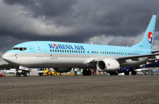 韩国上周宣布停飞9架波音737NG飞机