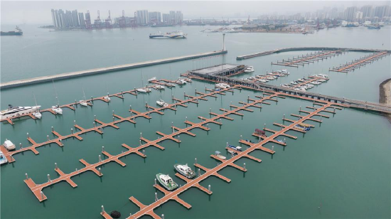　海口市国家帆船基地公共码头。
