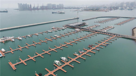 海口市国家帆船基地公共码头。