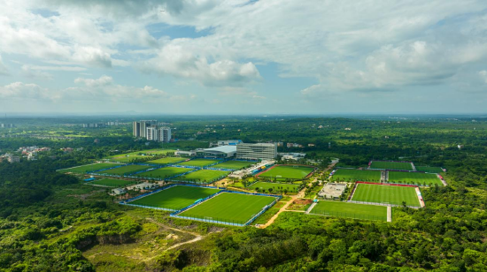 中国足球（南方）训练基地。基地供图