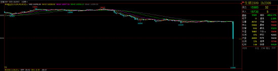 生猪2309合约尾盘倒数三秒疑似“乌龙指”：207手成交在-6%附近 有大V质疑流动性问题