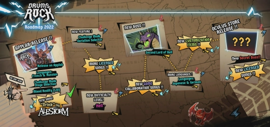 VR节奏打鼓游戏《Drums Rock》将通过App Lab登陆Quest休闲区蓝鸢梦想 - Www.slyday.coM VR节奏打鼓游戏《Drums Rock》将通过App Lab登陆Quest休闲区蓝鸢梦想 - Www.slyday.coM