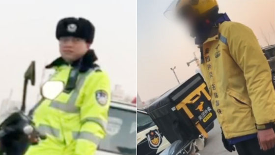 外卖员逆行撞宝马拒认错：我是弱势群体